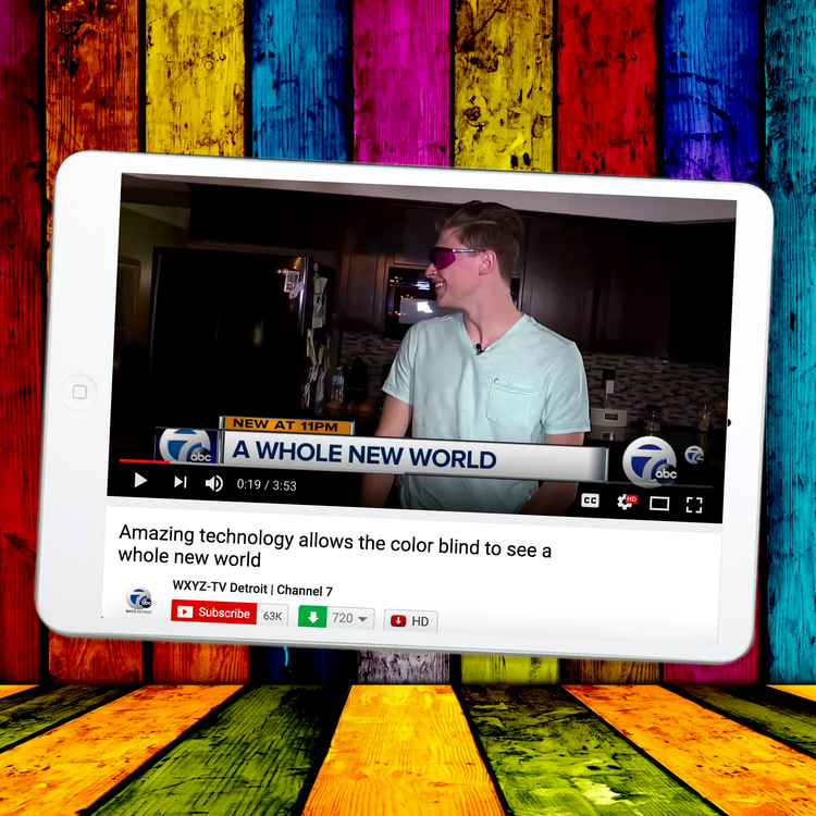 Amazing technology allows the color blind to see a whole new world